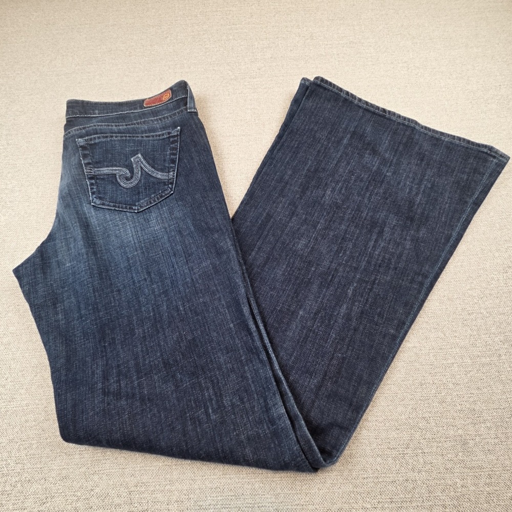 Adriano Goldschmied The Bell Flare Leg Jeans Women's 32R Dark Wash 70's Hippie